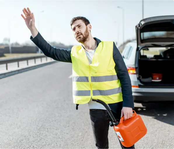 Experienced gas delivery service in Ottawa by Canadian Towing providing fast roadside fuel assistance
