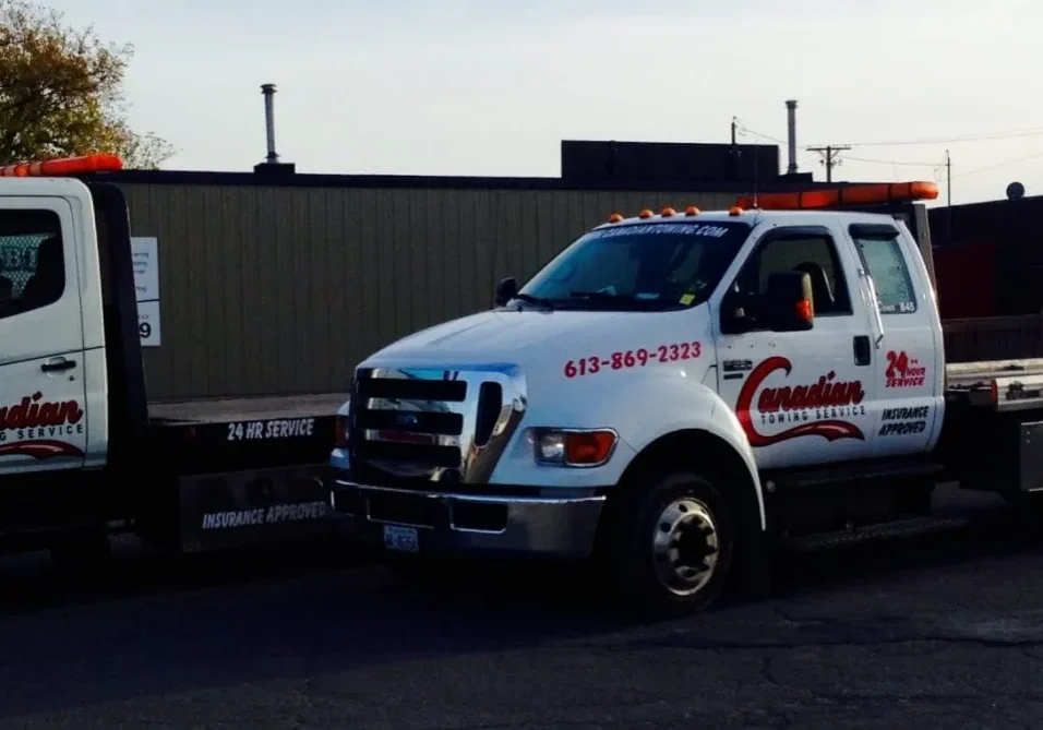 Reliable fuel delivery service in Ottawa by Canadian Towing assisting drivers with emergency roadside gas delivery